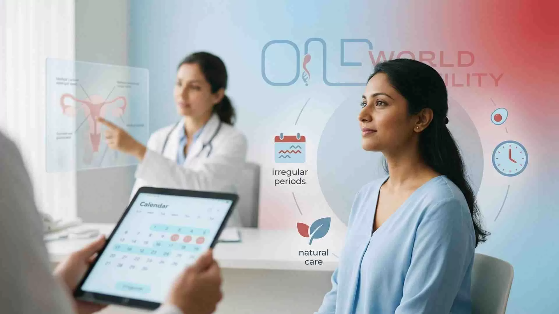 Can irregular periods be regulated naturally for pregnancy