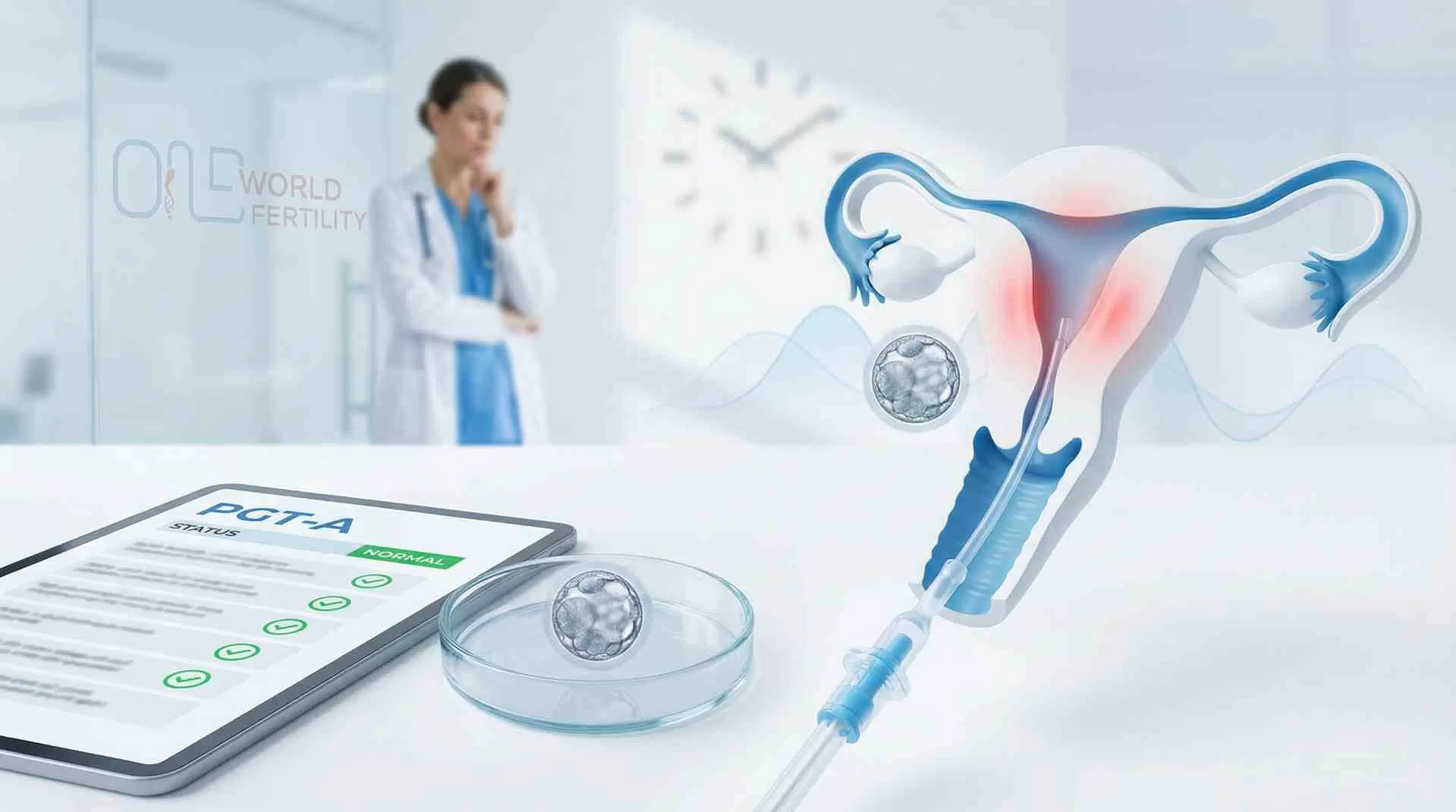 What are the reasons for IVF failure when PGT-A Test results are normal