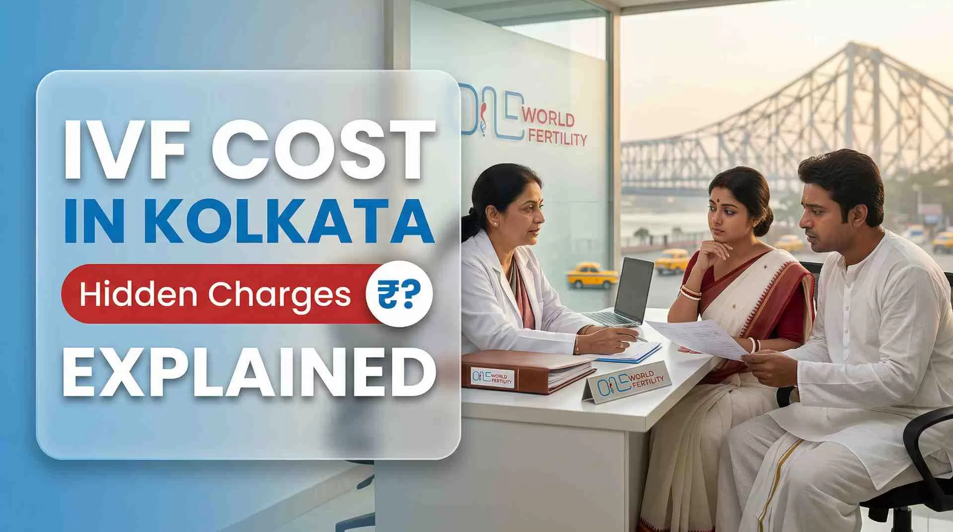 IVF cost in Kolkata breakdown showing real price, medicines, and hidden charges in fertility treatment