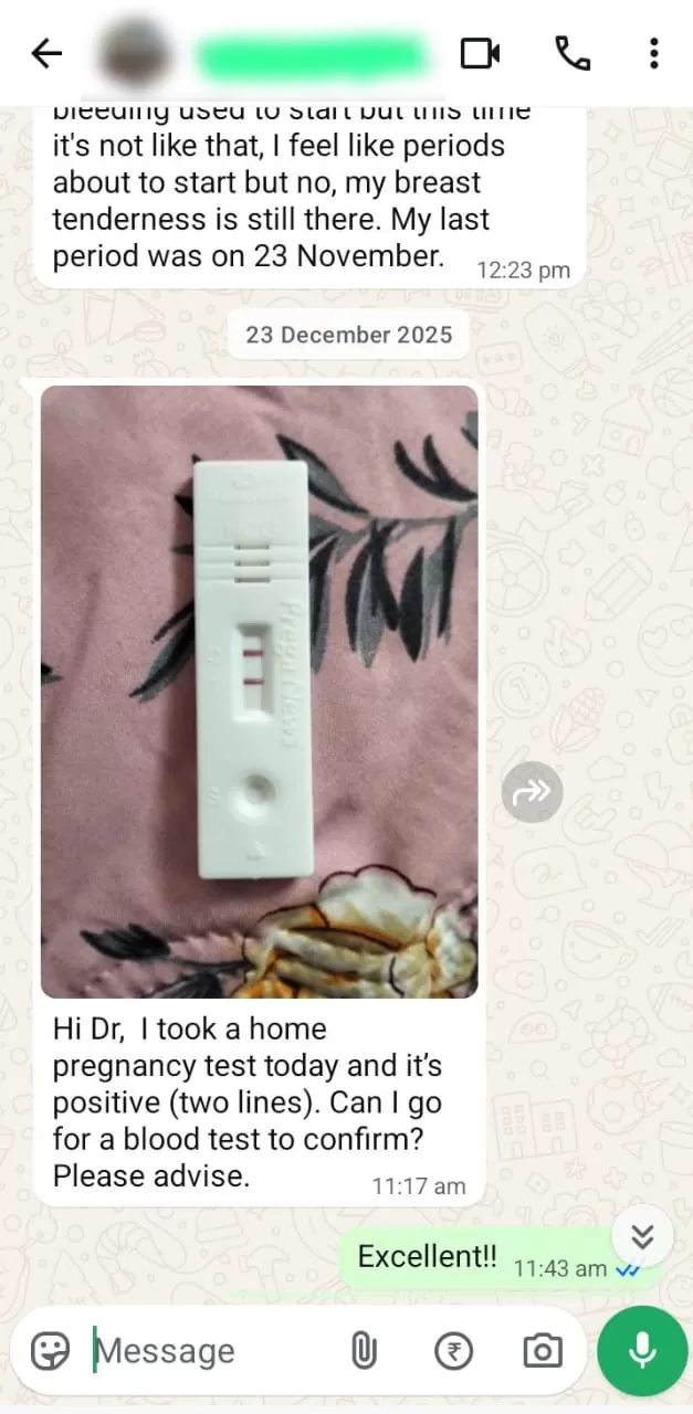 Two Lines and Growing Confidence