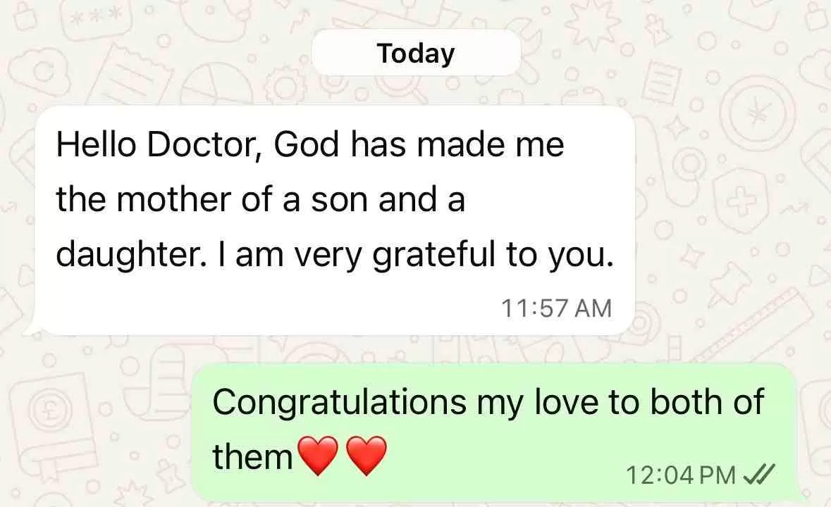 Blessed with Two Miracles