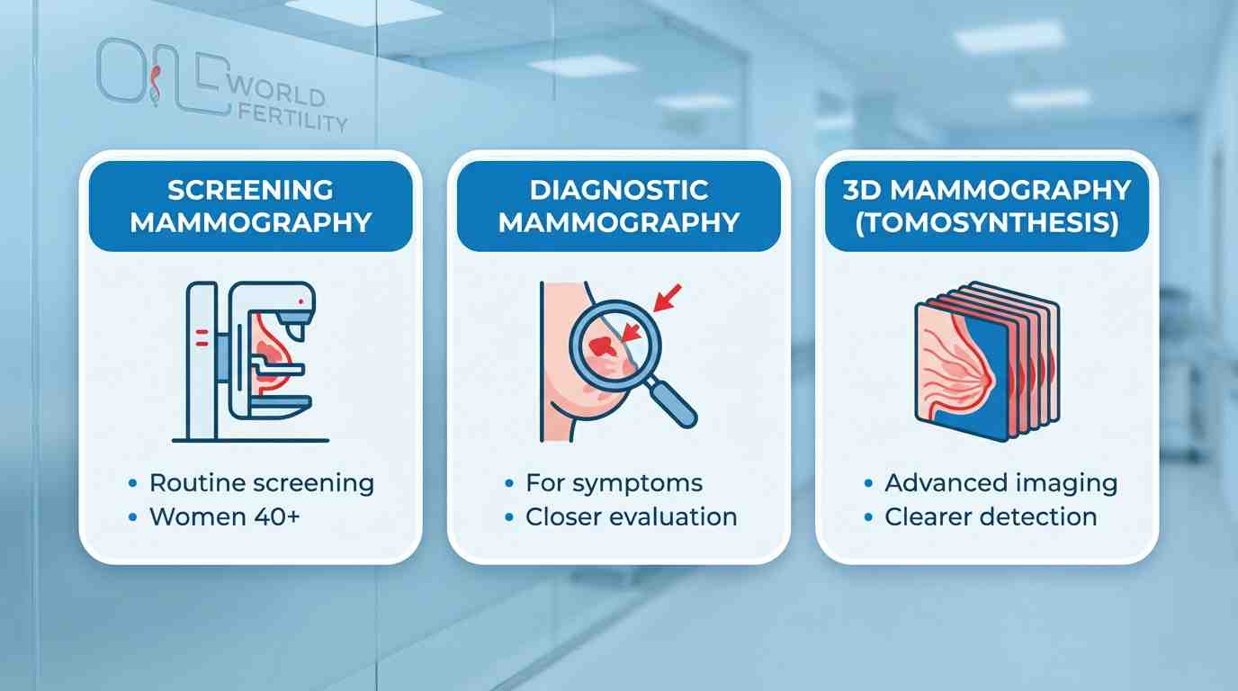 Types of Mammography - Oneworld Fertility
