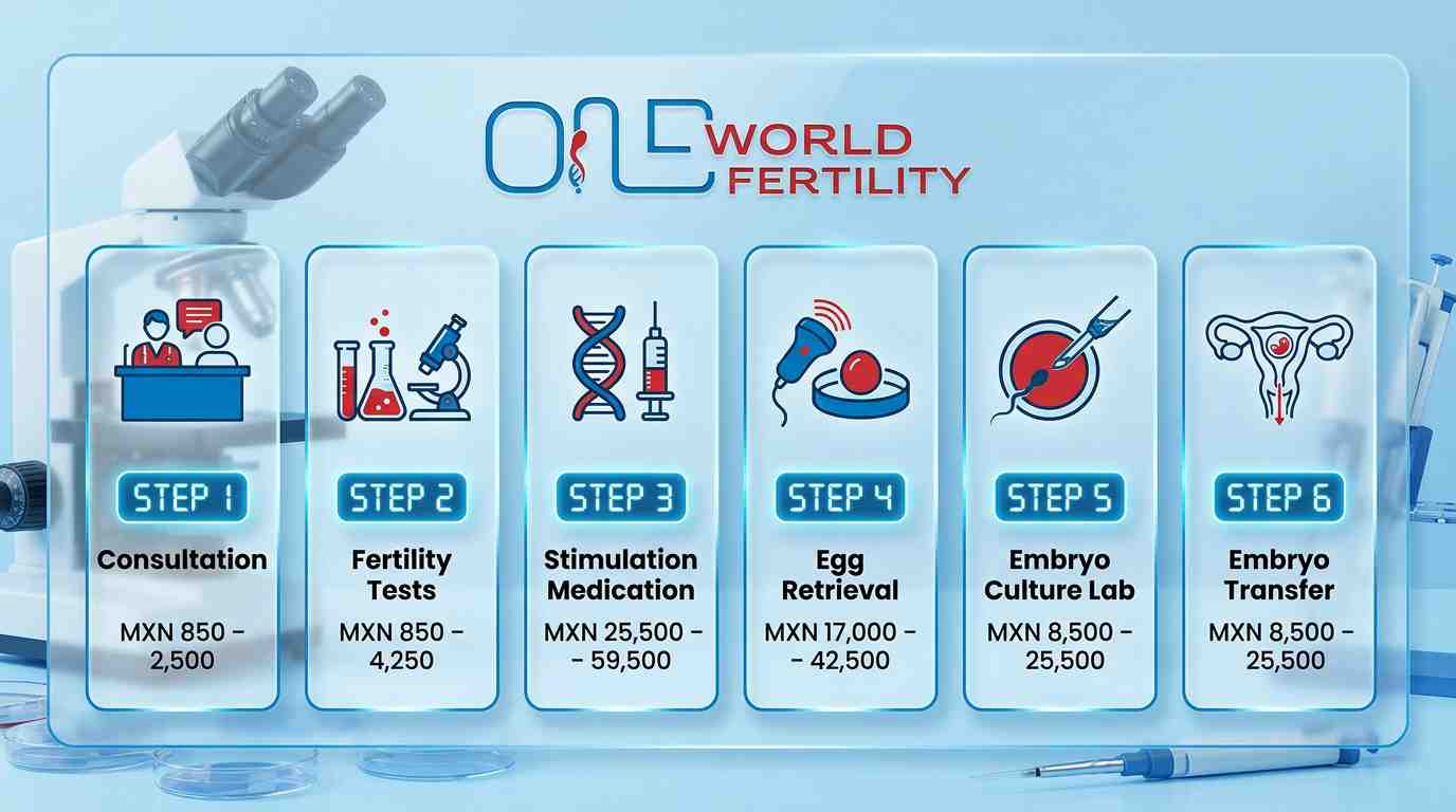 Step-by-Step IVF Cost in Mexico What You Pay at Each Stage - one world fertility.jpeg