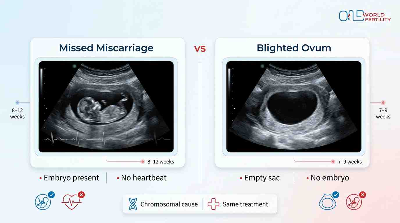 Missed Miscarriage vs Blighted Ovum - Oneworld fertility