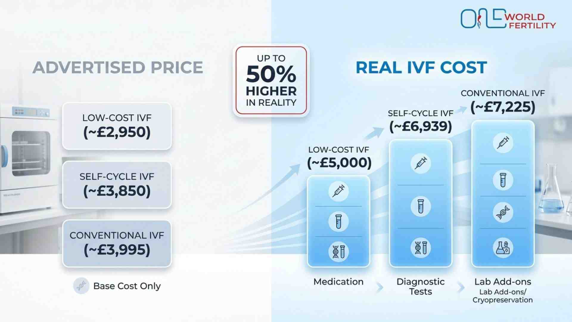 IVF COST IN UK - ONEWORLD FERTILITY