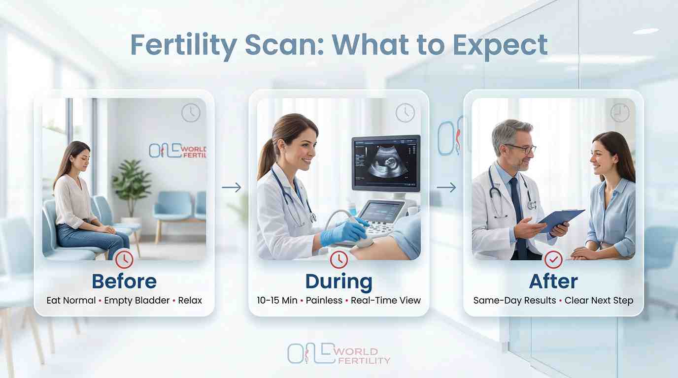Before, During & After Your Fertility Scan